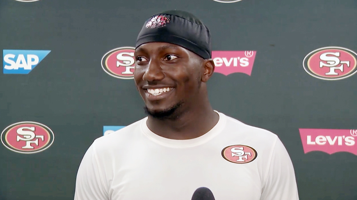 Rookie Deebo Samuel discusses the 49ers' intense wide receiver ...