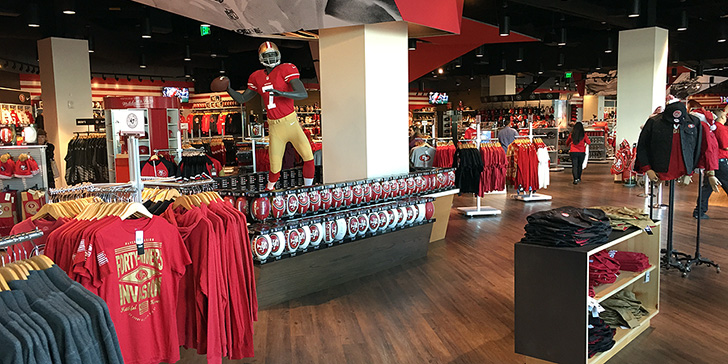 49ers store at levi's stadium