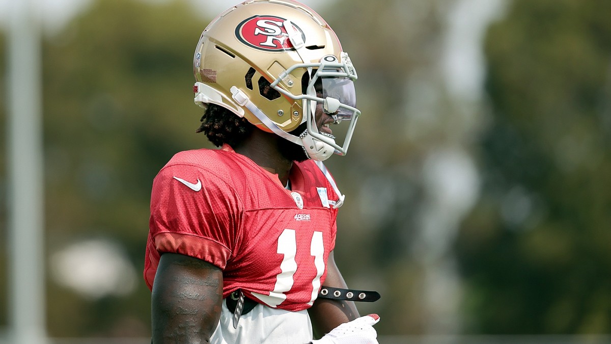 Brandon Aiyuk returns to practice as 49ers prepare for Cardinals