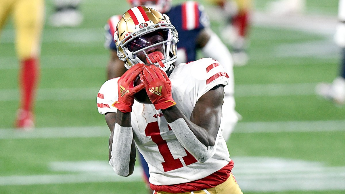 49ers WR Brandon Aiyuk drops one spot among PFF's highestgraded