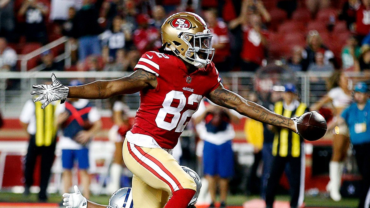 Richie James exudes confidence in first preseason action with 49ers ...