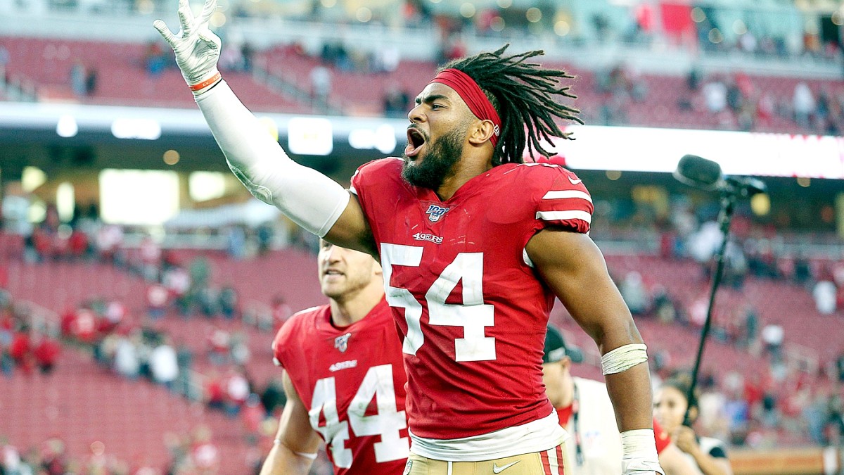 49ers Lb Fred Warner Named Nfc Defensive Player Of The Month For