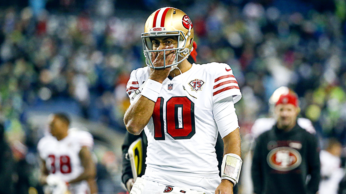 Rapoport: 49ers' Jimmy Garoppolo Suffered A Torn Ligament, Chipped Bone ...